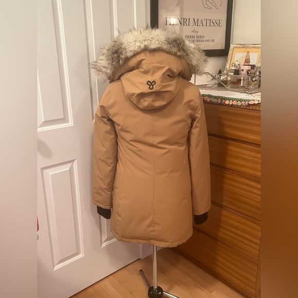 Aritzia TNA Haven Goose Down Parka in Gold/Tan - Picture 3 of 8